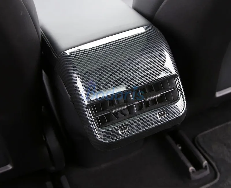 Carbon Fiber Color Rear Seat Air Vent AC Outlet Vent Cover Panel Car Styling For Tesla Model 3 2017 2018 2019 Accessories
Carbon Fiber Color Rear Seat Air Vent AC Outlet Vent Cover Panel Car Styling For Tesla Model 3 2017 2018 2019 Accessories