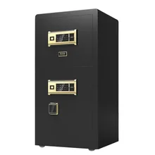 

Safe Box Home Anti-theft Box Small Fingerprint Password Double Door Safe Office Hotel All-steel Safe Deposit Box 1m Hight