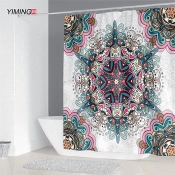 YIMING Geometric printed shower curtain mildew proof waterproof bathroom decorative curtains with hooks can be washed 180*200CM
YIMING Geometric printed shower curtain mildew proof waterproof bathroom decorative curtains with hooks can be washed 180*200CM
