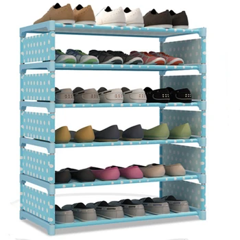 Double Rows Multi Layer Simple Shoe Rack Detachable Nonwoven Fabric Dustproof Storage Boots Closet Hallway Shoes Organizer Shelf
Double Rows Multi Layer Simple Shoe Rack Detachable Nonwoven Fabric Dustproof Storage Boots Closet Hallway Shoes Organizer Shelf
