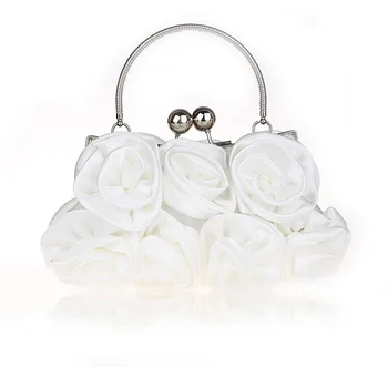 New Silk Flower Evening Bag Metal Handle Woman Handbag Party Wedding Bag Women Floral Day Clutches Lady Hobos SFX-B0018
New Silk Flower Evening Bag Metal Handle Woman Handbag Party Wedding Bag Women Floral Day Clutches Lady Hobos SFX-B0018