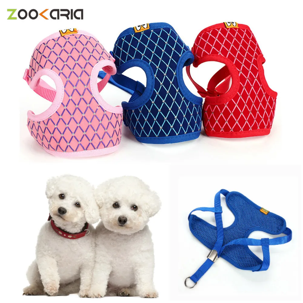 Rhinestone Mesh Cat Harness And Leash Set Breathable Adjustable Pet Vest Harness For Small Dog Cat Walking Harnesses Leads
Rhinestone Mesh Cat Harness And Leash Set Breathable Adjustable Pet Vest Harness For Small Dog Cat Walking Harnesses Leads