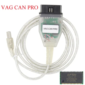 VAG CAN PRO V5.5.1 with FTDI FT245RL Chip VCP OBD2 Diagnostic Interface USB Cable Support Can Bus UDS K Line Works for AUDI/VW
VAG CAN PRO V5.5.1 with FTDI FT245RL Chip VCP OBD2 Diagnostic Interface USB Cable Support Can Bus UDS K Line Works for AUDI/VW