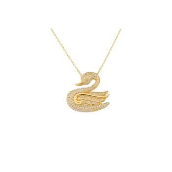 Swan Gold Necklace 02-378-K0933
Swan Gold Necklace 02-378-K0933