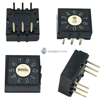 Original RH3AF-10R-V-B rotary dial switch 10 gear switch 0-9 encoder switch 3 : 3
Original RH3AF-10R-V-B rotary dial switch 10 gear switch 0-9 encoder switch 3 : 3