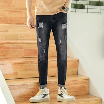 Large size men's jeans 2019 summer denim nine pants men's feet casual pants hole nine pants washed retro solid color men's jeans
Large size men's jeans 2019 summer denim nine pants men's feet casual pants hole nine pants washed retro solid color men's jeans