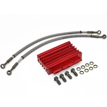 Motorcycle Oil Radiator Set Aluminum Alloy for LIFAN 110 125CC CRF 
Motorcycle Oil Radiator Set Aluminum Alloy for LIFAN 110 125CC CRF