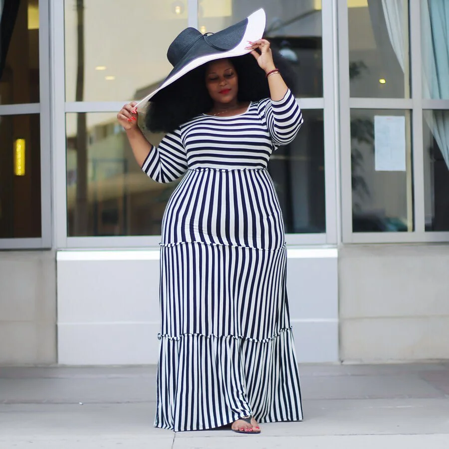 African Style Dress Floor Length Plus Size Autumn Striped Loose Evening Party Night Club Dresses Big Size Free Shipping 2020 New
African Style Dress Floor Length Plus Size Autumn Striped Loose Evening Party Night Club Dresses Big Size Free Shipping 2020 New