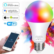 Tuya Smart LED Light Bulbs 15W Bluetooth Light e27 RGB Color-changing Spotlight AC85-265v Tuya Smart Home Decoration With Alexa
Tuya Smart LED Light Bulbs 15W Bluetooth Light e27 RGB Color-changing Spotlight AC85-265v Tuya Smart Home Decoration With Alexa