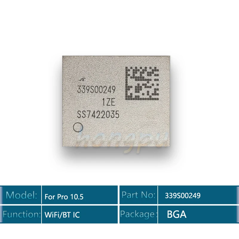 2pcs/lot 339S00249 wifi module IC for ipad pro 10.5 Wi-Fi/Bluetooth Module IC Chip
2pcs/lot 339S00249 wifi module IC for ipad pro 10.5 Wi-Fi/Bluetooth Module IC Chip