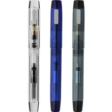 Transparent Large-Capacity Fountain Pen Eyedropper Filling Pen With A Converter EF/F Iraurita Nib Ink Pen Gift Set
Transparent Large-Capacity Fountain Pen Eyedropper Filling Pen With A Converter EF/F Iraurita Nib Ink Pen Gift Set