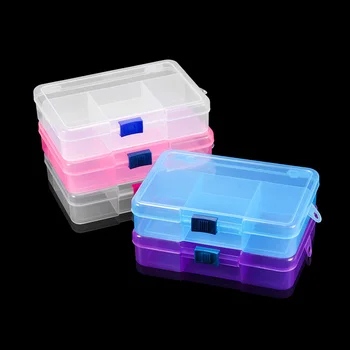 1pcs Transparent Plastic 5 Compartment Storage Box Earring Ring Jewelry Bin Bead Case Container DIY Jewelry Accessories Storage
1pcs Transparent Plastic 5 Compartment Storage Box Earring Ring Jewelry Bin Bead Case Container DIY Jewelry Accessories Storage