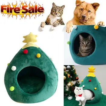 Christmas Dog Cat Bed House Soft Cute Nest Tree Shape Pet Bed Cat Cave Xmas Litter Tent 2019
Christmas Dog Cat Bed House Soft Cute Nest Tree Shape Pet Bed Cat Cave Xmas Litter Tent 2019
