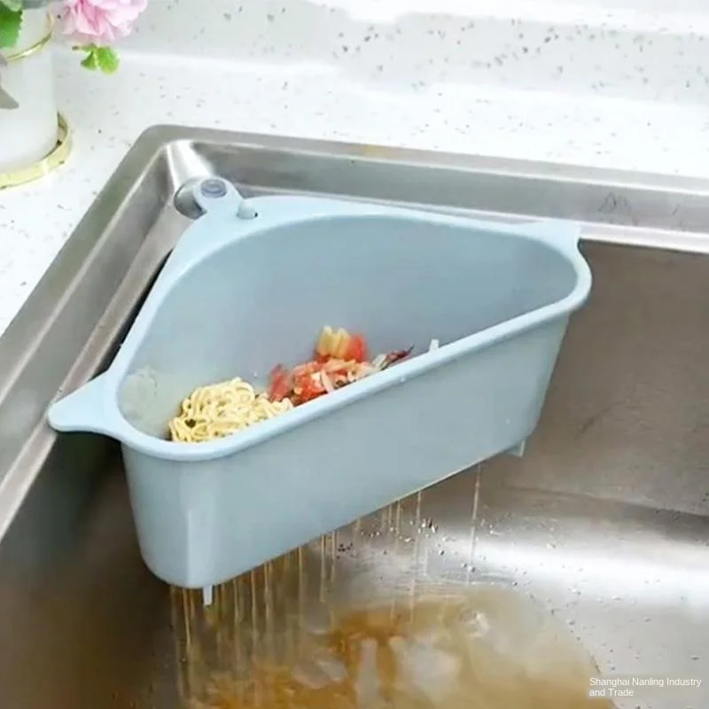 Kitchen Triangle Sink Filter Drain Vegetables and Fruit Drain Basket Suction Cup Sponge Rack Storage Tool Sink Filter
Kitchen Triangle Sink Filter Drain Vegetables and Fruit Drain Basket Suction Cup Sponge Rack Storage Tool Sink Filter