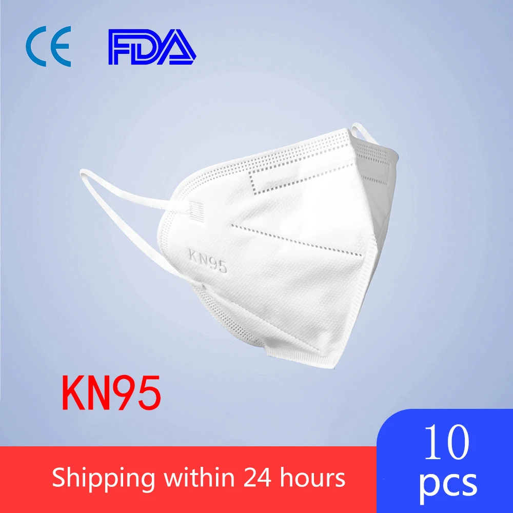 10Pcs KN95 CE Certification Face Mask N95 FFP2 Mouth Mask Anti Smog Strong Protective Than FFP3 KF94 FDA
10Pcs KN95 CE Certification Face Mask N95 FFP2 Mouth Mask Anti Smog Strong Protective Than FFP3 KF94 FDA