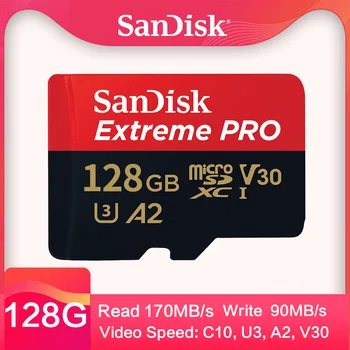 SanDisk Extreme microSDXC 32GB 64GB 128GB 256G Class 10 microSD TF card Support Official Verification C10 V30 U3
SanDisk Extreme microSDXC 32GB 64GB 128GB 256G Class 10 microSD TF card Support Official Verification C10 V30 U3