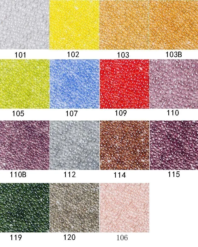 Matsuno Beads Color Chart