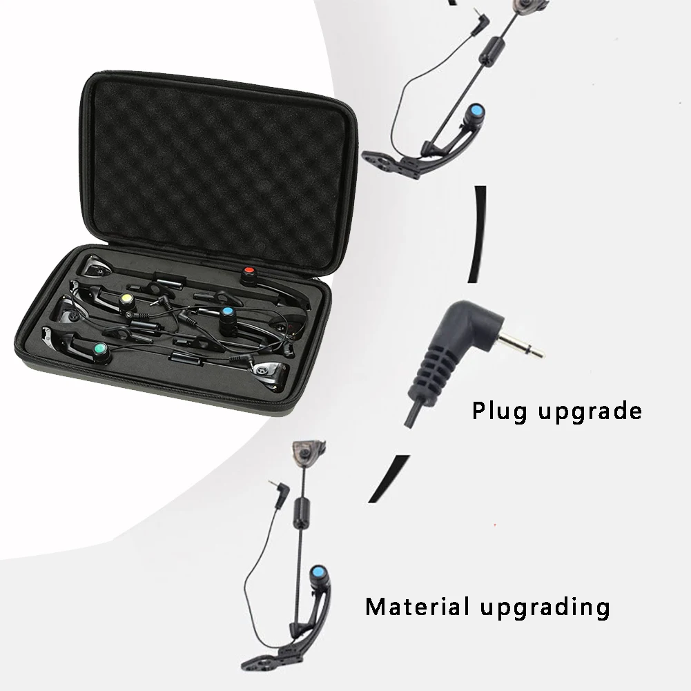 Portable Accessories Swinger Set Illuminated Easy Apply Carp Fishing LED Bite Indicator Alarm Zipper Case With Spring Outdoor
Portable Accessories Swinger Set Illuminated Easy Apply Carp Fishing LED Bite Indicator Alarm Zipper Case With Spring Outdoor