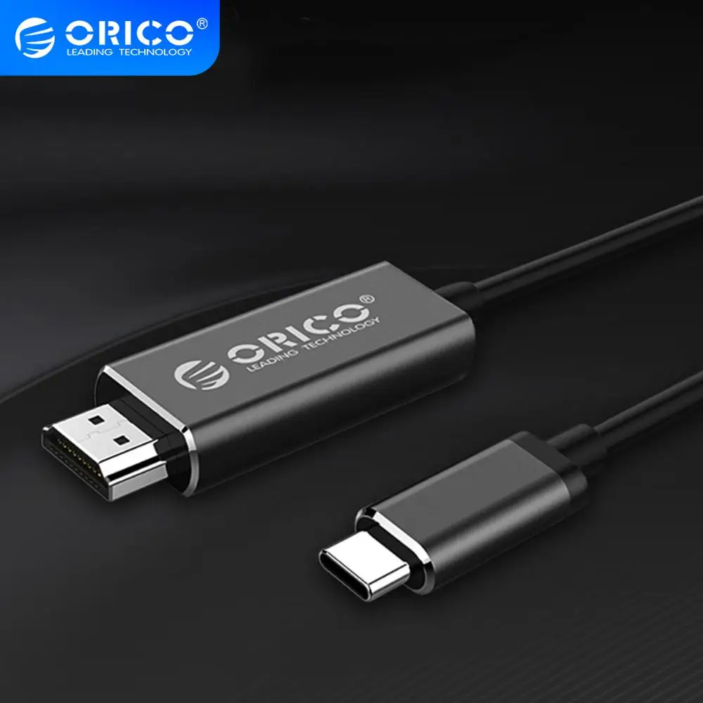 Кабель-адаптер ORICO Type-C к HDMI-совместимый HD VGA DVI 1 8 м 2 для HUAWEI P10/20 Samsung S8/S9/Note серии |