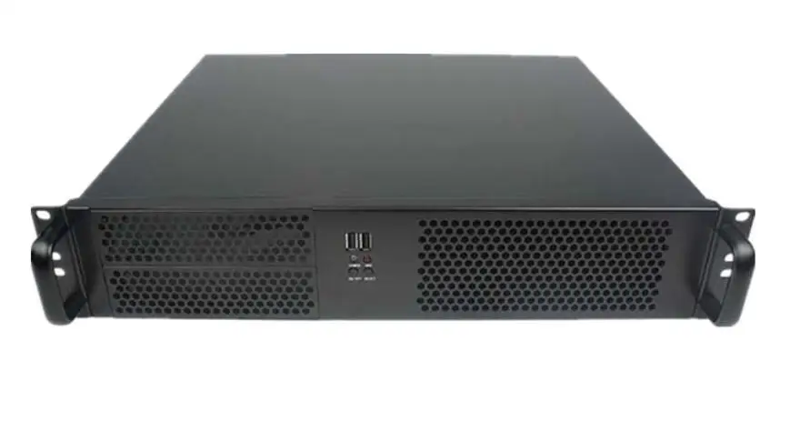 New 2U IPC Chassis 2U rackmount case depth 390mm ultra-short For Micro ATX/ATX 17 * 17CM motherboard server firewall computer
New 2U IPC Chassis 2U rackmount case depth 390mm ultra-short For Micro ATX/ATX 17 * 17CM motherboard server firewall computer