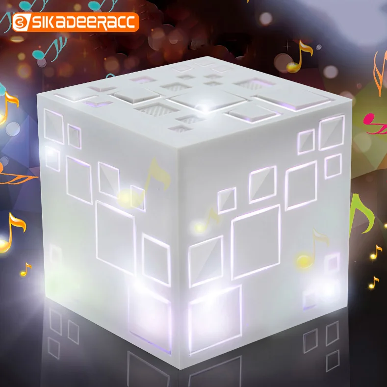 Cube Bluetooth Speaker LED Light Portable Outdoor Subwoofer For Xiaomi Soundbar Small FM Radio TF Card AUX Audio Noise Reduction
Cube Bluetooth Speaker LED Light Portable Outdoor Subwoofer For Xiaomi Soundbar Small FM Radio TF Card AUX Audio Noise Reduction