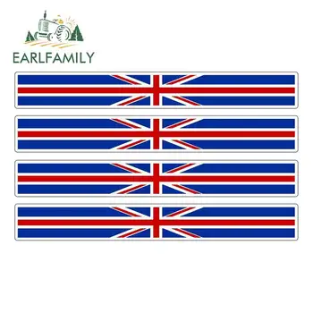 EARLFAMILY 4pcs Car Stripe England Flag Sticker Vinyl Decal Bike Moto British United Kingdom UK Car Stickers
EARLFAMILY 4pcs Car Stripe England Flag Sticker Vinyl Decal Bike Moto British United Kingdom UK Car Stickers