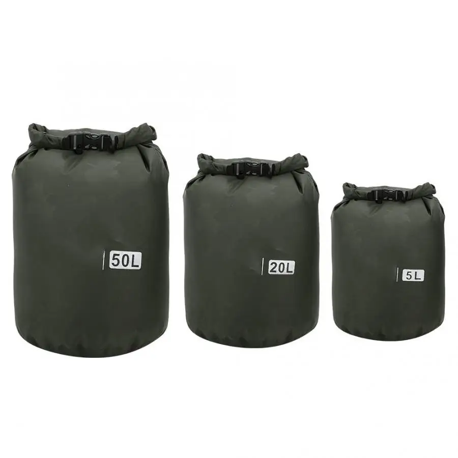 5/20/50L Outdoor Foldable Swimming Bags Waterproof Barrel Dry Bag Storage Drifting Carrying Pouch Camping Hiking Beach
5/20/50L Outdoor Foldable Swimming Bags Waterproof Barrel Dry Bag Storage Drifting Carrying Pouch Camping Hiking Beach