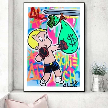 Alec Monopoly Richi Money Graffiti Art Canvas Paintings On the Wall Art Posters and Prints Street Art Canvas Pictures Home Decor
Alec Monopoly Richi Money Graffiti Art Canvas Paintings On the Wall Art Posters and Prints Street Art Canvas Pictures Home Decor