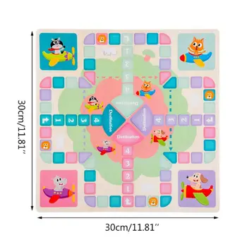 4 in 1 Wood Chessboard Flight Chess/Gobang/International Chess/Draughts Kid Toy X3UA
4 in 1 Wood Chessboard Flight Chess/Gobang/International Chess/Draughts Kid Toy X3UA