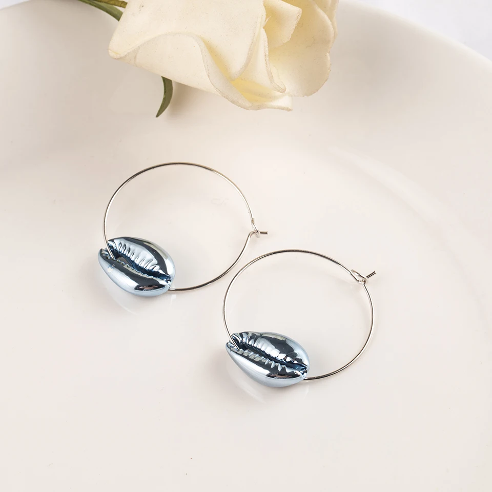 2019 New Boho Sea Shell Earrings For Women Gold Color Trendy Metal Shell Cowrie Statement Dangle Earrings Summer Beach Jewelry
2019 New Boho Sea Shell Earrings For Women Gold Color Trendy Metal Shell Cowrie Statement Dangle Earrings Summer Beach Jewelry