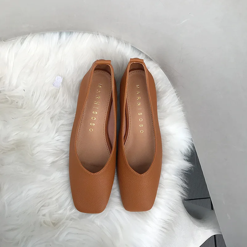 Chunky-Heel Shoes Women's 2020 Spring And Autumn New Style Versatile Online Celebrity Square Head Semi-high Heeled Mary Jane Gra