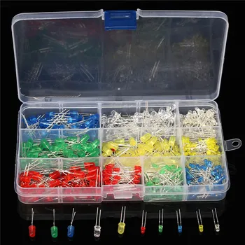500PCS/Lot 3MM 5MM Led Kit With Box Mixed Color Red Green Yellow Blue White Light Emitting Diode Assortment Support Dropshipping
500PCS/Lot 3MM 5MM Led Kit With Box Mixed Color Red Green Yellow Blue White Light Emitting Diode Assortment Support Dropshipping