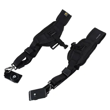 Black Double Dual Camera Shoulder Strap Quick Rapid Sling Camera Belt Adjustment for Canon for 2 Cameras Digital DSLR Strap
Black Double Dual Camera Shoulder Strap Quick Rapid Sling Camera Belt Adjustment for Canon for 2 Cameras Digital DSLR Strap