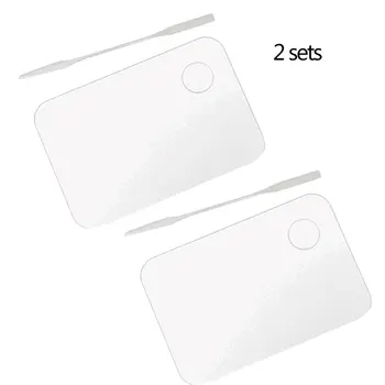 2 sets Transparent Nail Art Professional Makeup Palette Tool Blending Pigment Spatula Nail Polish Makeup Cosmetic Foundation
2 sets Transparent Nail Art Professional Makeup Palette Tool Blending Pigment Spatula Nail Polish Makeup Cosmetic Foundation
