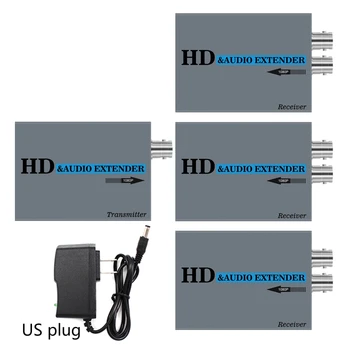 500m 1080P HD- Transmitter Receiver Signals Audio- Coaxial Extender Adapter 62KA 
500m 1080P HD- Transmitter Receiver Signals Audio- Coaxial Extender Adapter 62KA