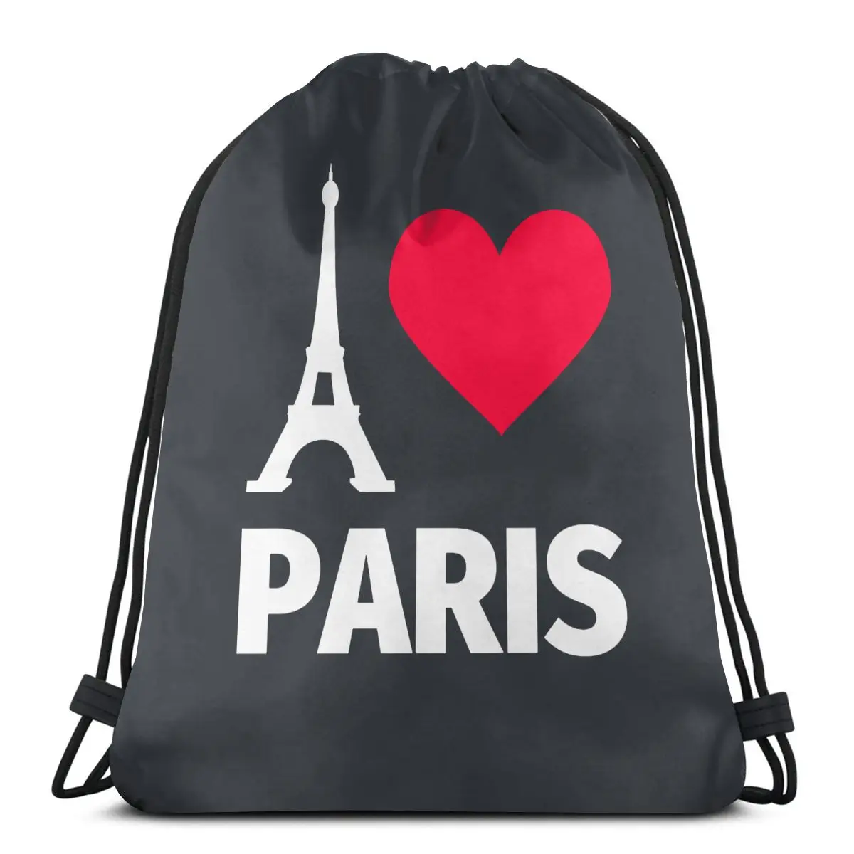 I Love Paris Eiffel Tower Drawstring Bags Gym Bag | Багаж и сумки