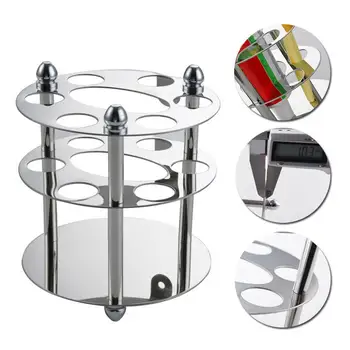 Stainless Steel Toothbrush Holder Round Toothpaste Razor Stand Multifunction Bathroom Organizer Toothpaste Holder Stand 
Stainless Steel Toothbrush Holder Round Toothpaste Razor Stand Multifunction Bathroom Organizer Toothpaste Holder Stand