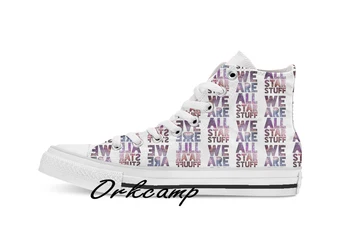 We Are All Starstuff Custom Casual High Top lace-up Canvas shoes sneakers Drop shipping 
We Are All Starstuff Custom Casual High Top lace-up Canvas shoes sneakers Drop shipping