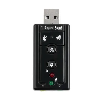 7.1 External USB Sound Card USB to Jack 3.5mm Headphone Audio Adapter Micphone Sound Card for Mac Compter Android Linux
7.1 External USB Sound Card USB to Jack 3.5mm Headphone Audio Adapter Micphone Sound Card for Mac Compter Android Linux