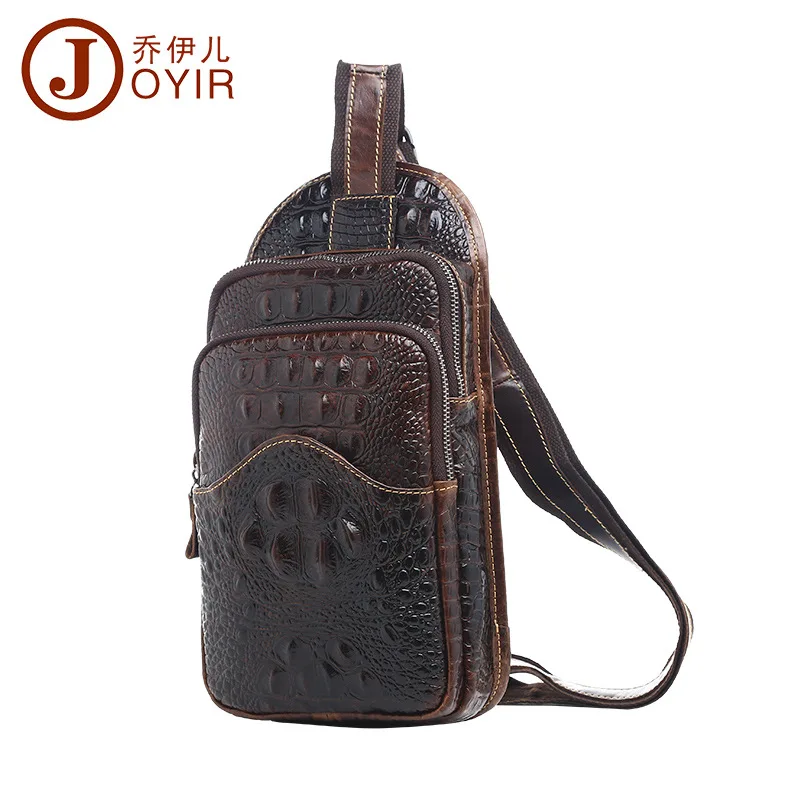 New Style MEN'S Real-leather Bag Men Chest Pack Korean-style Fashion Crocodile Pattern Shoulder Chest Pack Full-grain Leather Me
New Style MEN'S Real-leather Bag Men Chest Pack Korean-style Fashion Crocodile Pattern Shoulder Chest Pack Full-grain Leather Me