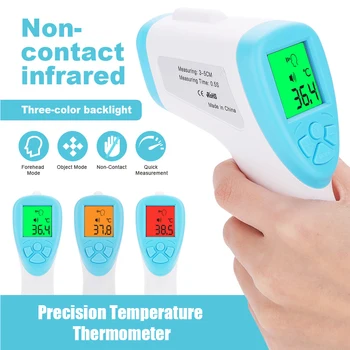 Fever Thermometer Non Contact Infrared Thermometer Forehead Thermometer Body Temperature Gauge ℃ and ℉ Switchable Digital