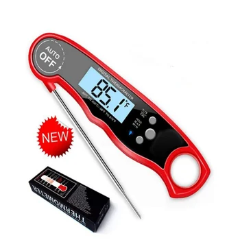 4.6-inch Collapsible Probe Calibration Function Waterproof Digital Time Reading Meat Thermometer With CR2 Battery.
4.6-inch Collapsible Probe Calibration Function Waterproof Digital Time Reading Meat Thermometer With CR2 Battery.