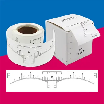 50Pcs/Box Disposable Amount Eyebrow Ruler Sticker Adhesive Eyebrow Microblading Tattoo Makeup Stencil Tool Measurement
50Pcs/Box Disposable Amount Eyebrow Ruler Sticker Adhesive Eyebrow Microblading Tattoo Makeup Stencil Tool Measurement