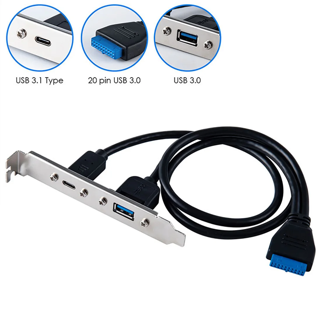 XT-XINTE USB C 3.1 Back Panel Expansion Bracket to 20-Pin USB3.0 Header Cable 2-Port Super-Speed Type-C Expansion Card for PC
XT-XINTE USB C 3.1 Back Panel Expansion Bracket to 20-Pin USB3.0 Header Cable 2-Port Super-Speed Type-C Expansion Card for PC