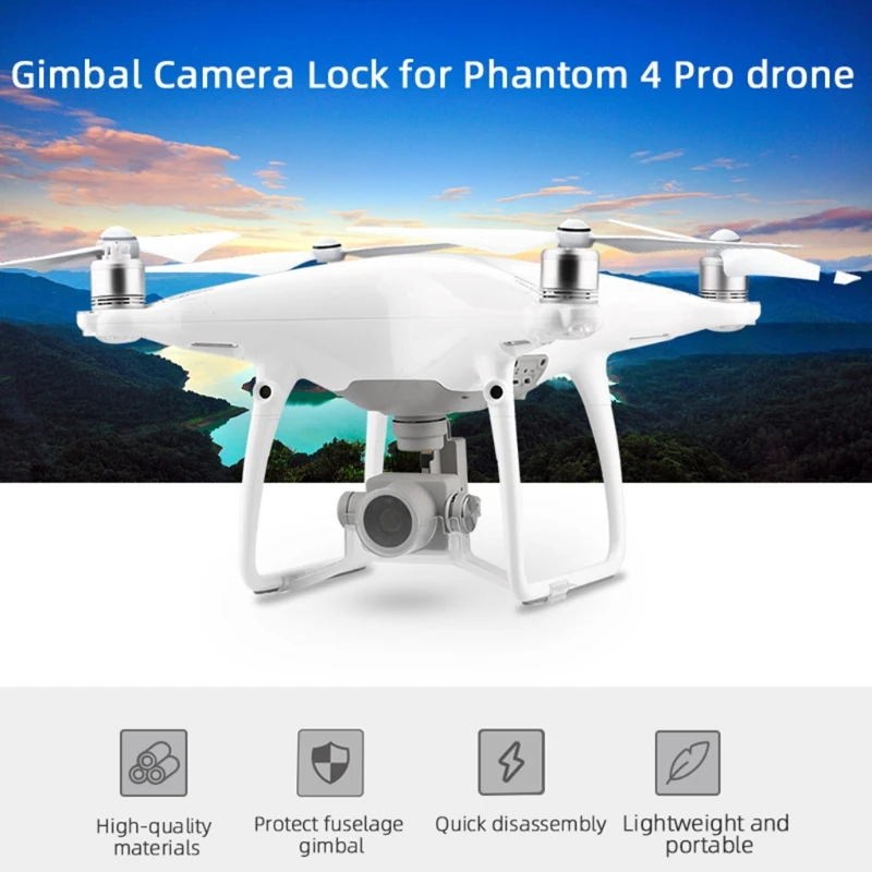 The Gimbal Camera Lens Protection Cover Of the Gimbal Lock Holder is Suitable for DJI- Phantom 4 pro Drone Accessories
The Gimbal Camera Lens Protection Cover Of the Gimbal Lock Holder is Suitable for DJI- Phantom 4 pro Drone Accessories