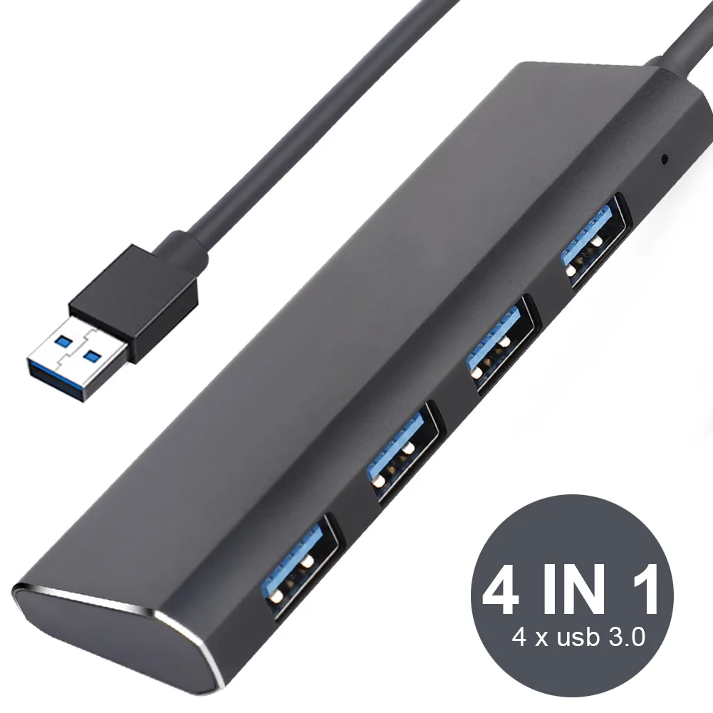 4in1 USB 3.0 HUB 4 Port Adapter Multi USB Splitter High Speed OTG for MacBook HP DELL PC Computer Accessories Adaptador
4in1 USB 3.0 HUB 4 Port Adapter Multi USB Splitter High Speed OTG for MacBook HP DELL PC Computer Accessories Adaptador