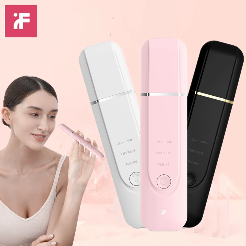 Youpin Inface ультразвуковое Очищение лица ионное очищение кожи скруббер для массажер