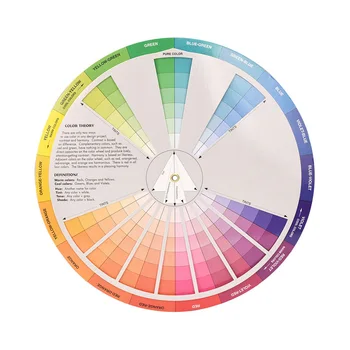Paper Showing Round Wheel Professional Mix Guide Tattoo Accesories Display Board Practice Nail Color Card Chromatography Salon 
Paper Showing Round Wheel Professional Mix Guide Tattoo Accesories Display Board Practice Nail Color Card Chromatography Salon