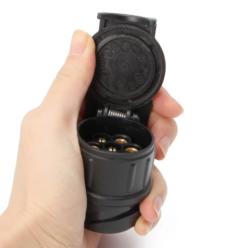 Car-Styling Waterproof 13 To 7 Pin Plug Trailer Caravan Electric Adapter Socket Connector Automobiles Cables Adapters & Sockets
Car-Styling Waterproof 13 To 7 Pin Plug Trailer Caravan Electric Adapter Socket Connector Automobiles Cables Adapters & Sockets