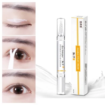 Professional Waterproof Double Eyelid Styling Cream Natural Invisible Double Eyelid Glue With y-Shaped Stick 
Professional Waterproof Double Eyelid Styling Cream Natural Invisible Double Eyelid Glue With y-Shaped Stick